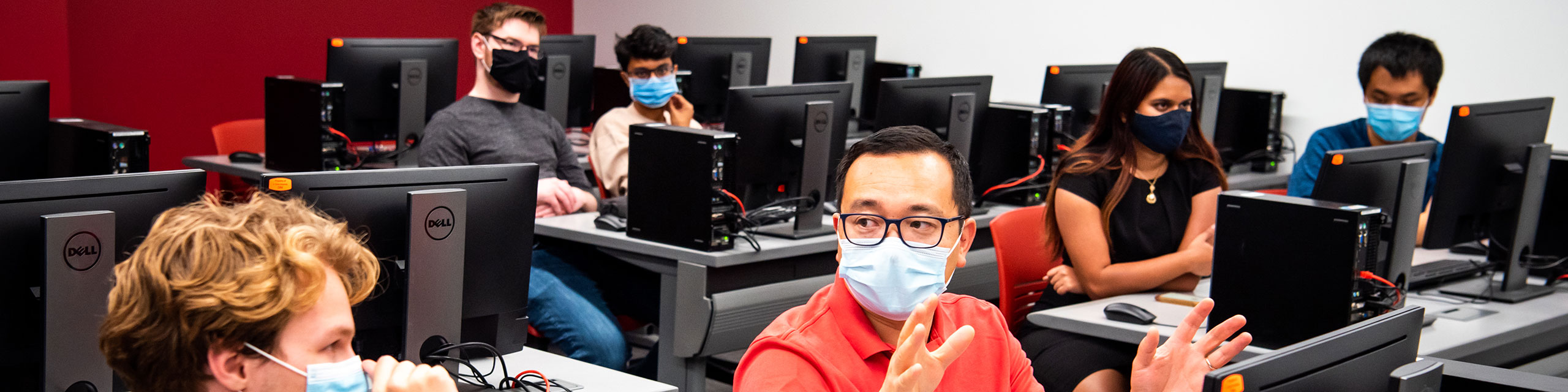 Students in classroom.